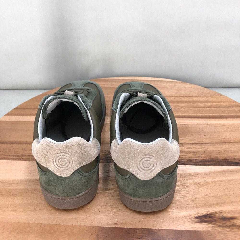 Groundies Universe Olive Green Barefoot Sneakers Leather Suede Womens Size 7 - Picture 4 of 8